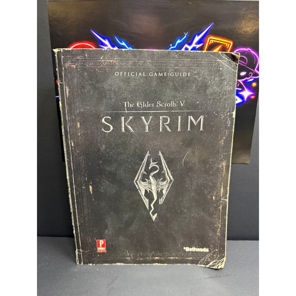 The Elder Scrolls V Skyrim Official Game Guide Prima Games Paperback 2011 Map